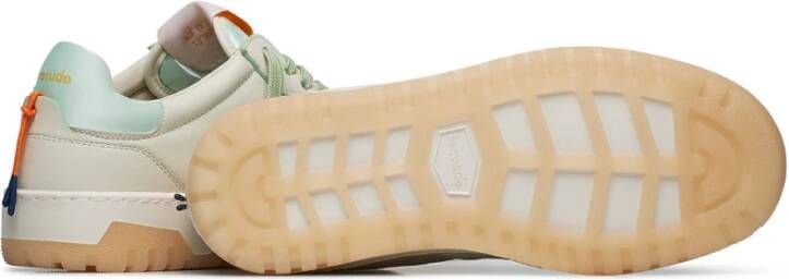 Barracuda Witte Leren Sneakers