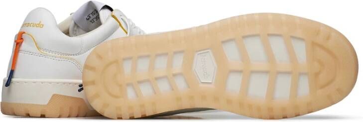 Barracuda Witte Leren Sneakers