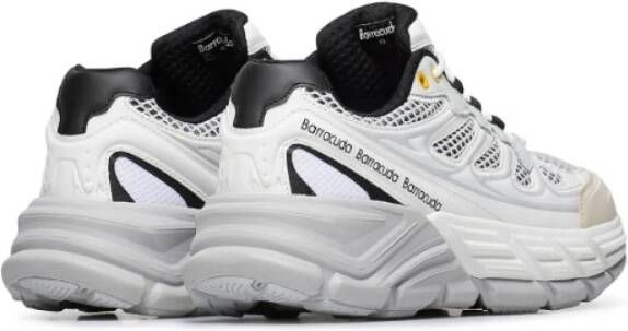 Barracuda Witte Sneakers Klassiek Model White Heren