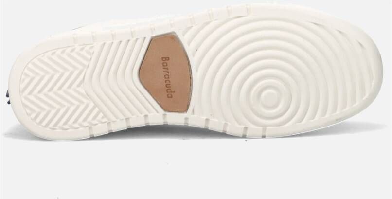 Barracuda Witte Sneakers voor veelzijdig comfort