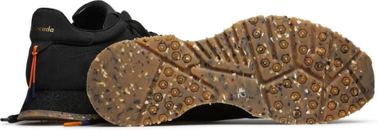 Barracuda Zwarte Suède Rocket Sneakers