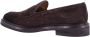 Barrett Dubbele Gesp Suède Loafer Brown Heren - Thumbnail 3