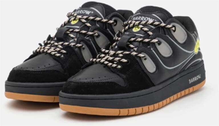 Barrow Zwarte Olli Sneakers Black Heren