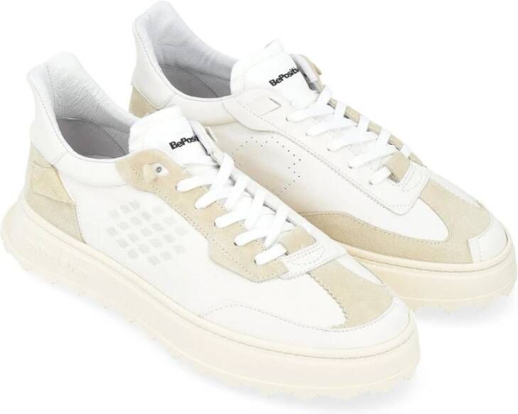 Be Positive Cuprace Suede Sneaker Wit
