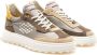 Be Positive Taupe Sneakers met Leren Details Multicolor Heren - Thumbnail 2