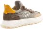 Be Positive Taupe Sneakers met Leren Details Multicolor Heren - Thumbnail 4