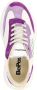 Be Positive Witte en Paarse Leren Sneaker Cuprace Wing - Thumbnail 2