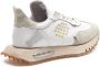 Be Positive Witte Leren Sneakers Space Race - Thumbnail 2