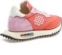 Be Positive Zomer Space Race Sneakers Koraal Multicolor Dames - Thumbnail 4