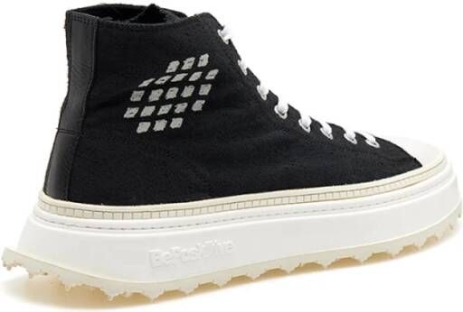 Be Positive Zwarte Sneakers Cuprace Star Mid-Cut