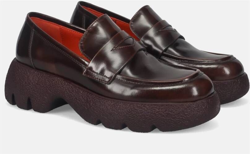 Belle Vie Bruine Platte Mocassin Schoenen Brown Dames