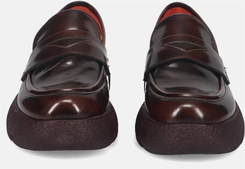 Belle Vie Bruine Platte Mocassin Schoenen Brown Dames