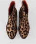 Belle Vie Luipaardprint Leren Enkellaars Brown Dames - Thumbnail 4