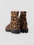 Belle Vie Luipaardprint Leren Enkellaars Brown Dames - Thumbnail 5