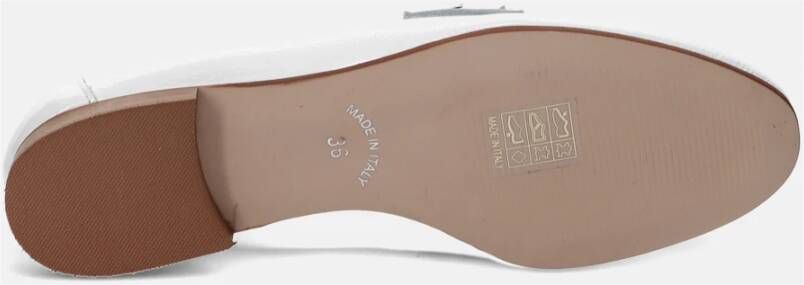 Belle Vie Witte Leren Mocassin