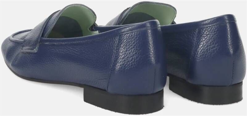 Belle Vie Zachte Leren Mocassin Schoen Blue Dames