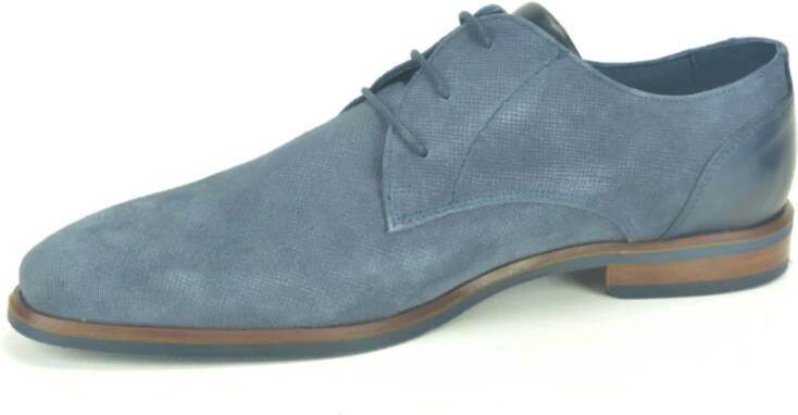 Berkelmans Blauwe Nubuck Geklede Schoenen
