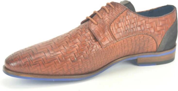 Berkelmans Vlecht Print Jurk Schoenen Brown Heren