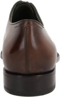 Berluti Donkerbruine leren Oxford-schoenen Brown Heren