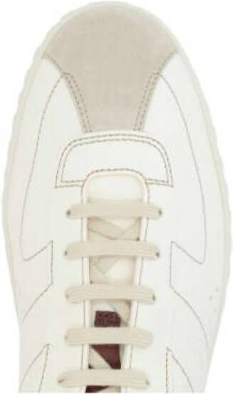 Berluti Witte Leren Lage Sneakers White Heren