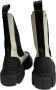 Bervicato Polyester enkellaarzen zwart wit rubber White Dames - Thumbnail 4