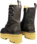 Bervicato Polyester laarzen en enkellaarsjes hoge rubber Brown Dames - Thumbnail 4