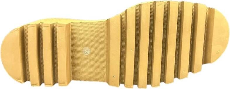 Bervicato Polyester laarzen en enkellaarsjes hoge rubber Brown Dames