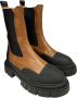 Bervicato Polyester leren enkellaarzen voor de winter Brown Dames - Thumbnail 3