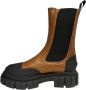 Bervicato Polyester leren enkellaarzen voor de winter Brown Dames - Thumbnail 4