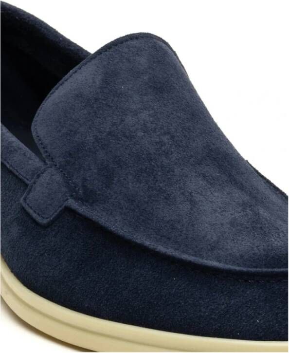 Berwick Blauwe Suède Loafers Art. 5543