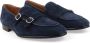 Berwick Blauwe Suède Veterschoenen Ss23 Blue Heren - Thumbnail 2
