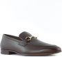 Berwick Bruine leren loafer met metalen hardware Brown Heren - Thumbnail 2