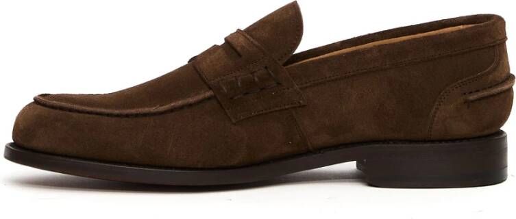 Berwick Bruine suède mocassin schoen