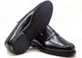 Berwick Klassieke Zwarte Mocassin met Lederen Details Black Heren - Thumbnail 6