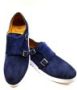 Berwick Marineblauwe Suède Mocassins - Thumbnail 2