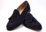 Berwick Navy Suède Kwast Loafer Leren Zool - Thumbnail 2
