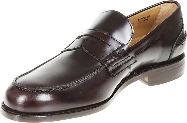 Berwick Premium Leren Loafer in Diep Bruin