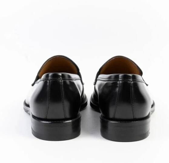 Berwick Zwarte Loafers van geborsteld leer