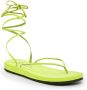 Bettina Vermillon Flat Sandals Yellow Dames - Thumbnail 3