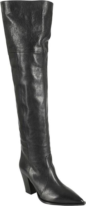 Bettina Vermillon Over-knee Boots Black Dames