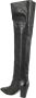 Bettina Vermillon Over-knee Boots Black Dames - Thumbnail 3