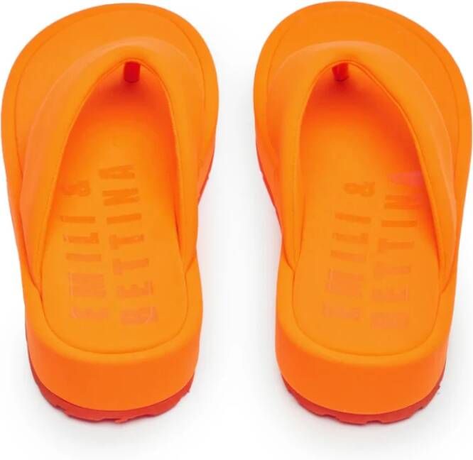 Bettina Vermillon Slippers Oranje Dames