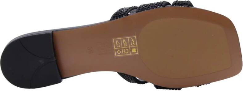 Bibi Lou Begawan Muiltje Sandalen Black Dames