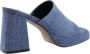 Bibi Lou Blauwe Jeans Ciabatta Sandalen Blue Dames - Thumbnail 3