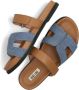 BiBi Lou Slippers Slides Dames 525Z67 Jeans blauw - Thumbnail 10