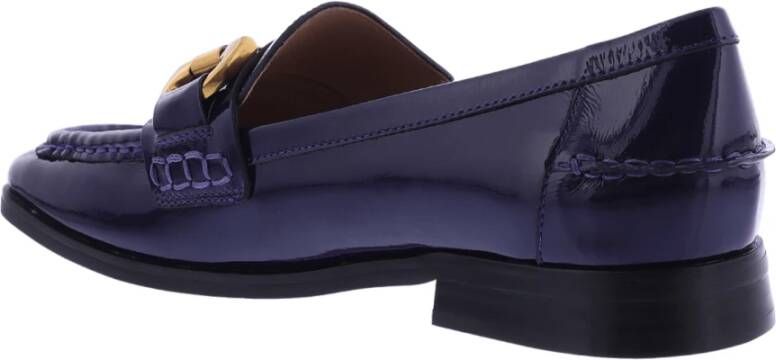 Bibi Lou Blauwe Naplack Loafer Blue Dames