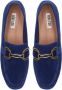 Bibi Lou Blauwe Suède Loafer met Gouden Gesp - Thumbnail 2