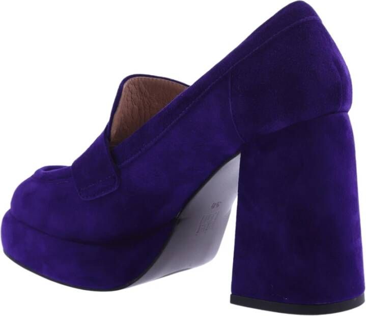 Bibi Lou Blauwe Suède Pump Blue Dames