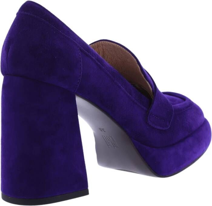 Bibi Lou Blauwe Suède Pump Blue Dames