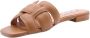 BIBI LOU Slippers Dames 760z10vk Maat: 37 Materiaal: Leer Kleur: Camel - Thumbnail 7